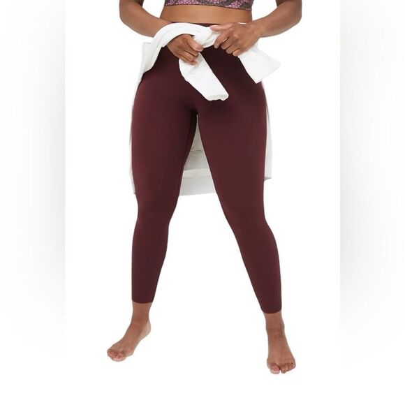 Offline By Aerie Burgundy Real Me High Waisted Leggings Size M - Picture 1 of 5